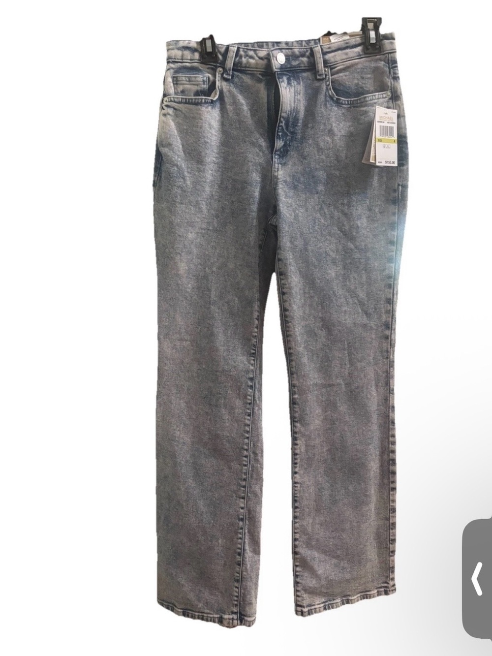 Michael Kors Women's Gray Acid Wash Boot Cut Jeans